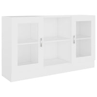 Thumbnail for Vitrinenschrank Weiß 120x30,5x70 cm Holzwerkstoff
