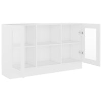 Thumbnail for Vitrinenschrank Weiß 120x30,5x70 cm Holzwerkstoff