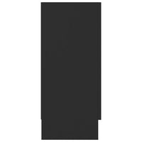 Thumbnail for Vitrinenschrank Schwarz 120x30,5x70 cm Holzwerkstoff