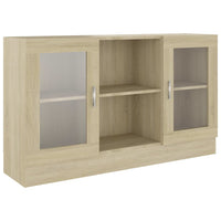 Thumbnail for Vitrinenschrank Sonoma-Eiche 120x30,5x70 cm Holzwerkstoff