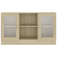 Thumbnail for Vitrinenschrank Sonoma-Eiche 120x30,5x70 cm Holzwerkstoff