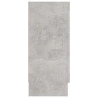 Thumbnail for Vitrinenschrank Betongrau 120x30,5x70 cm Holzwerkstoff