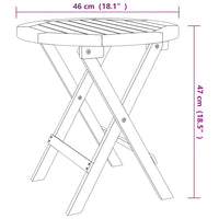 Thumbnail for Bistrotisch Ø46x47 cm Massivholz Akazie