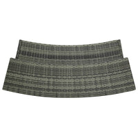 Thumbnail for Garten-Bartisch Grau 120x55x110 cm Poly Rattan