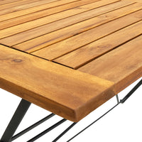 Thumbnail for Klappbarer Gartentisch 120x70x74 cm Massivholz Akazie