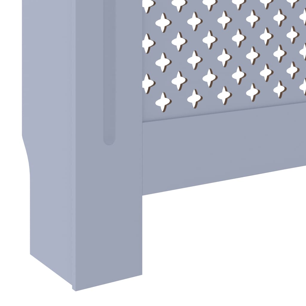 MDF Heizkörperverkleidung Grau 205 cm