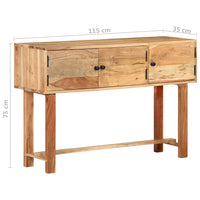 Thumbnail for Sideboard 115x35x75 cm Massivholz Akazie