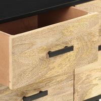 Thumbnail for Sideboard 110x33x64 cm Massivholz Mango