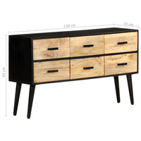 Thumbnail for Sideboard 110x33x64 cm Massivholz Mango