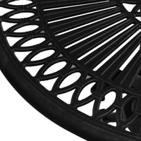 Thumbnail for Gartentisch Schwarz 62x62x65 cm Aluminiumguss