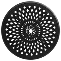 Thumbnail for Gartentisch Schwarz 78x78x72 cm Aluminiumguss