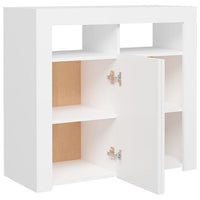 Thumbnail for Sideboard mit LED-Leuchten Weiß 80x35x75 cm