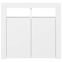 Thumbnail for Sideboard mit LED-Leuchten Weiß 80x35x75 cm