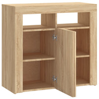 Thumbnail for Sideboard mit LED-Leuchten Sonoma-Eiche 80x35x75 cm