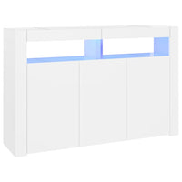 Thumbnail for Sideboard mit LED-Leuchten Weiß 115,5x30x75 cm