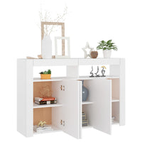 Thumbnail for Sideboard mit LED-Leuchten Weiß 115,5x30x75 cm