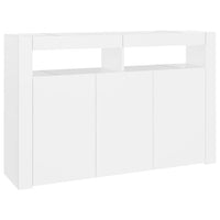 Thumbnail for Sideboard mit LED-Leuchten Weiß 115,5x30x75 cm