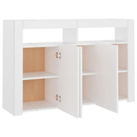 Thumbnail for Sideboard mit LED-Leuchten Weiß 115,5x30x75 cm