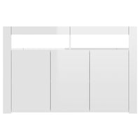 Thumbnail for Sideboard mit LED-Leuchten Hochglanz-Weiß 115,5x30x75 cm