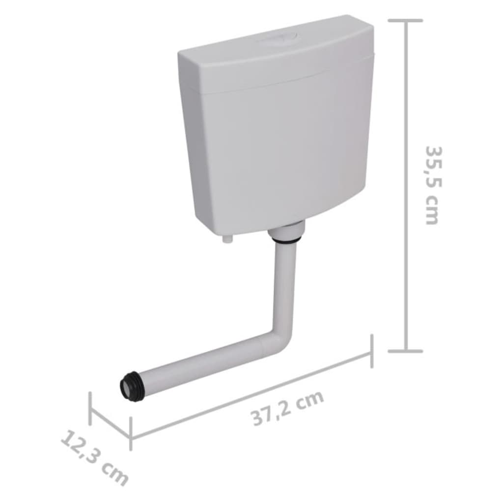 Spülkasten Wasserzulauf Unten 3/6 L Grau