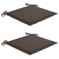 Thumbnail for Klappbare Gartenstühle 2 Stk. mit Kissen Massivholz Akazie