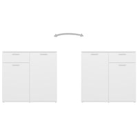 Thumbnail for Sideboard Weiß 80x36x75 cm Holzwerkstoff