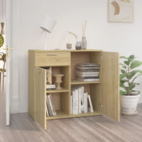 Thumbnail for Sideboard Sonoma-Eiche 80x36x75 cm Holzwerkstoff