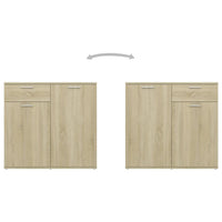 Thumbnail for Sideboard Sonoma-Eiche 80x36x75 cm Holzwerkstoff