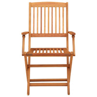 Thumbnail for Klappbare Gartenstühle 2 Stk. Massivholz Eukalyptus