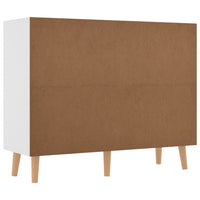 Thumbnail for Sideboard Weiß 90x30x72 cm Holzwerkstoff