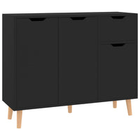 Thumbnail for Sideboard Schwarz 90x30x72 cm Holzwerkstoff