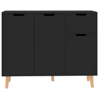 Thumbnail for Sideboard Schwarz 90x30x72 cm Holzwerkstoff