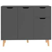 Thumbnail for Sideboard Grau 90x30x72 cm Holzwerkstoff