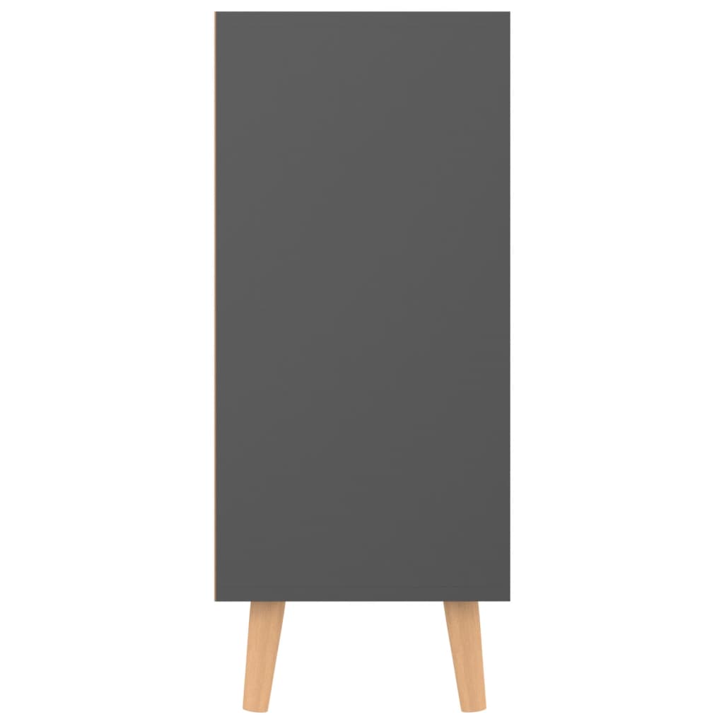 Sideboard Grau 90x30x72 cm Holzwerkstoff