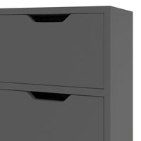 Thumbnail for Sideboard Grau 90x30x72 cm Holzwerkstoff