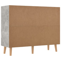 Thumbnail for Sideboard Betongrau 90x30x72 cm Holzwerkstoff