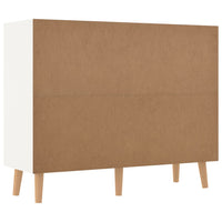 Thumbnail for Sideboard Weiß und Sonoma-Eiche 90x30x72 cm Holzwerkstoff