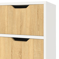 Thumbnail for Sideboard Weiß und Sonoma-Eiche 90x30x72 cm Holzwerkstoff