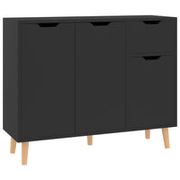 Thumbnail for Sideboard Hochglanz-Schwarz 90x30x72 cm Holzwerkstoff