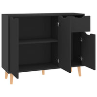 Thumbnail for Sideboard Hochglanz-Schwarz 90x30x72 cm Holzwerkstoff