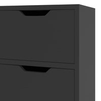 Thumbnail for Sideboard Hochglanz-Schwarz 90x30x72 cm Holzwerkstoff