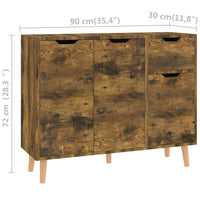 Thumbnail for Sideboard Räuchereiche 90x30x72 cm Holzwerkstoff