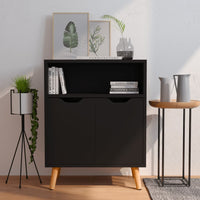 Thumbnail for Sideboard Schwarz 60x30x72 cm Holzwerkstoff
