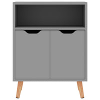 Thumbnail for Sideboard Grau 60x30x72 cm Holzwerkstoff