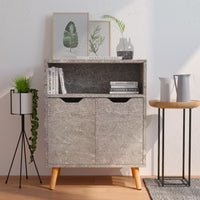 Thumbnail for Sideboard Betongrau 60x30x72 cm Holzwerkstoff