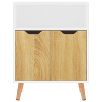 Thumbnail for Sideboard Weiß und Sonoma-Eiche 60x30x72 cm Holzwerkstoff