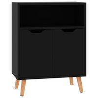 Thumbnail for Sideboard Hochglanz-Schwarz 60x30x72 cm Holzwerkstoff