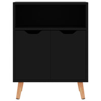 Thumbnail for Sideboard Hochglanz-Schwarz 60x30x72 cm Holzwerkstoff