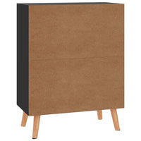 Thumbnail for Sideboard Hochglanz-Schwarz 60x30x72 cm Holzwerkstoff