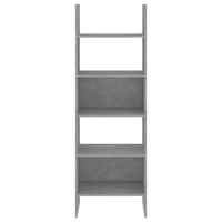 Thumbnail for Bücherregal Betongrau 60x35x180 cm Holzwerkstoff